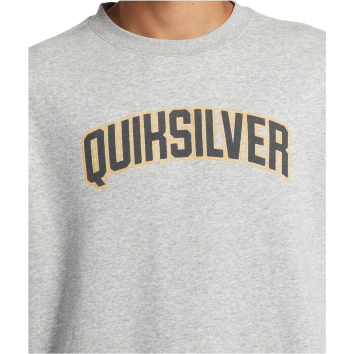 Quiksilver Mnner 2024 Grafik Sweatshirt AQYFT03398 - Light Grey Heather